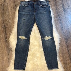 Joe's Jeans Blue Skinny Distressed Denim